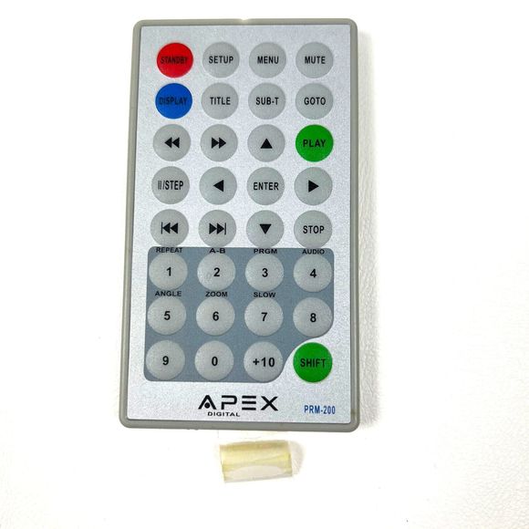 APEX PRM-200 Digital TV DVD Combo Remote Control PD-501 650 650S Replacement - Picture 1 of 4